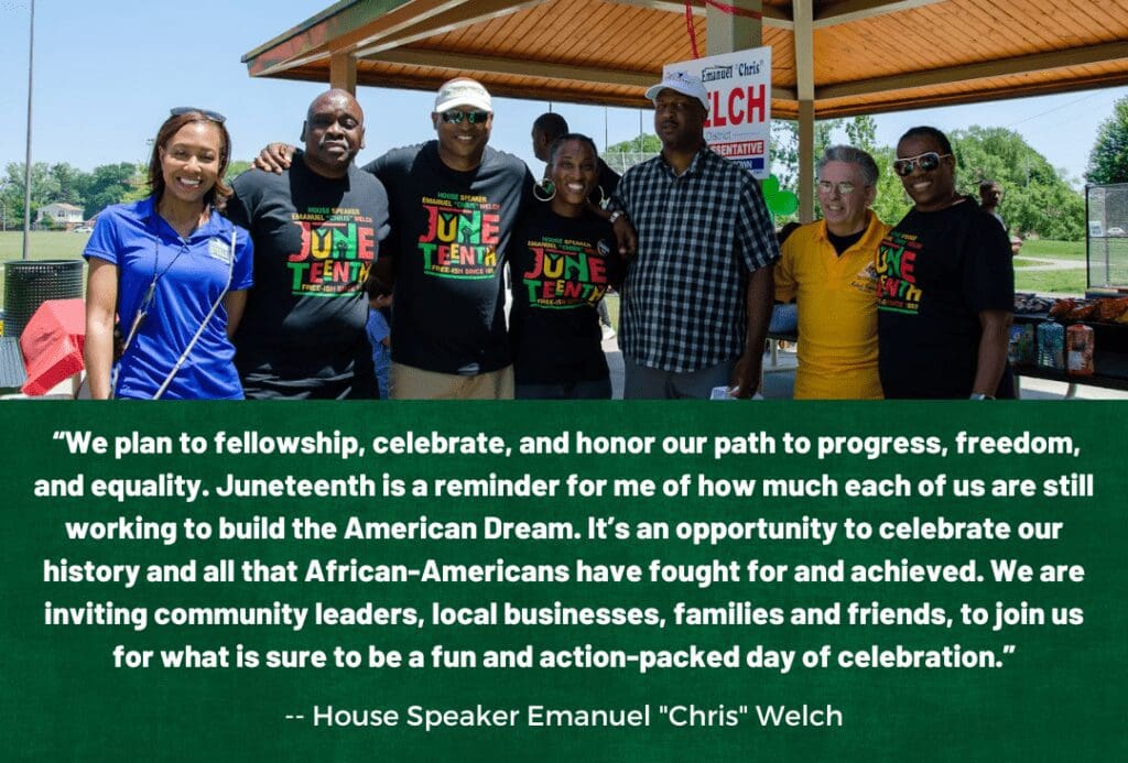 Juneteenth Press Release with a group picture